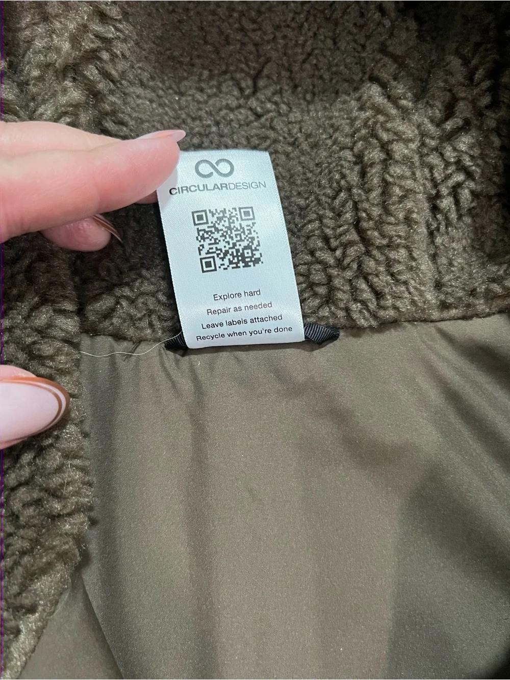 The North Face Womens Medium Brown Quilted Hooded Puffer Coat